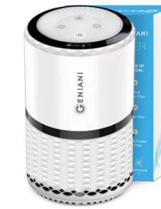 GENIANI Home Air Purifier with True HEPA Filter - Best Air Purifier under 100 Dollars