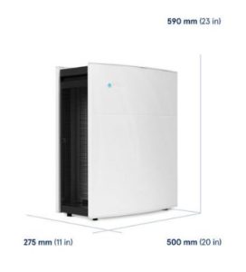 Best Air Purifier for Hair Salon - Blueair Classic 480i Air Purifier with HEPASilent Technology and DualProtection Filters